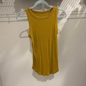 a new day Mustard Yellow Tank Top